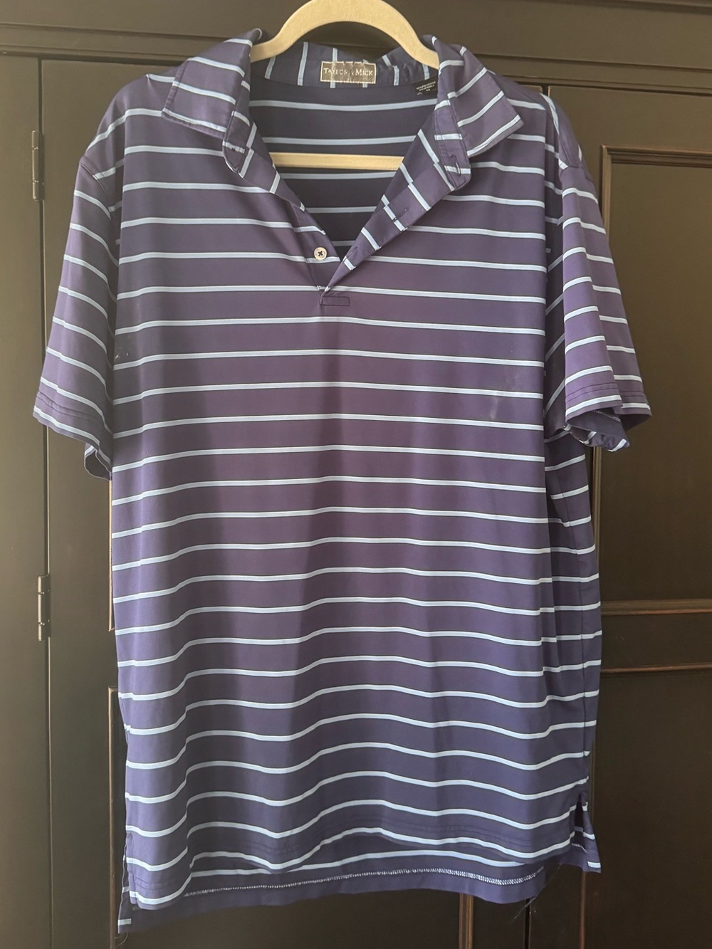 Taylor & Mick Striped Polo